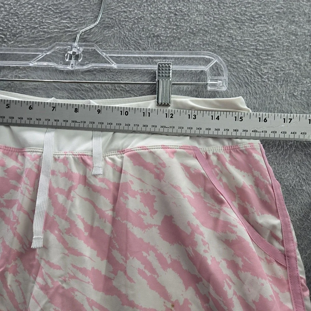 Nike Golf Women Skirt M Pink Skort Geometric Activewear‎ Logo Perforated